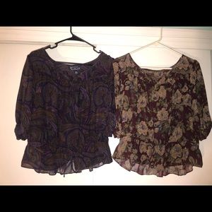 2/$20 American Living blouses